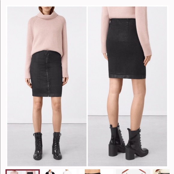 Allsaints Jade Pencil Skirt size 8 NWT - Picture 1 of 7